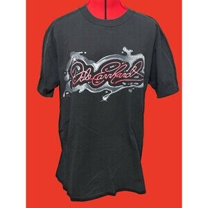 Dale Earnhardt Sr. Men’s Black Liquid Signature Vintage Shirt Size Large